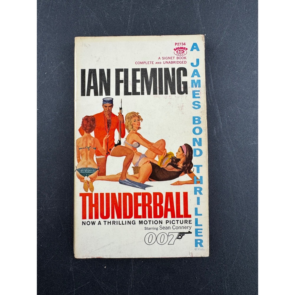 Ian Fleming Thunderball James Bond Signet Paperback P2734 26th Printing‎ 1961